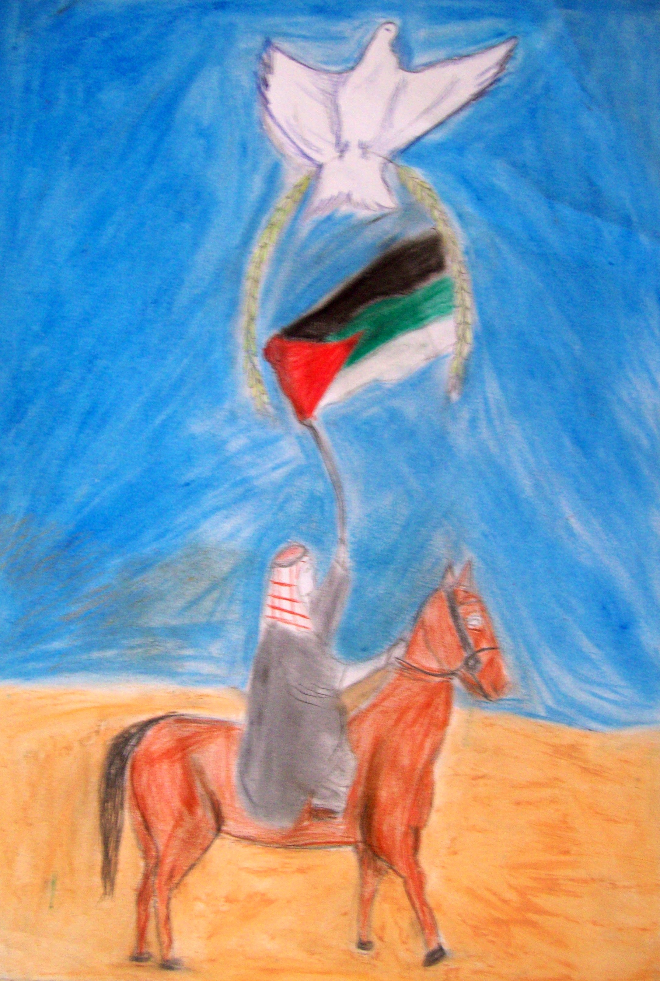 احتفالية  تعرض 100 لوحة لأطفال رسموا رحلة الشريف الحسين نحو الحرية